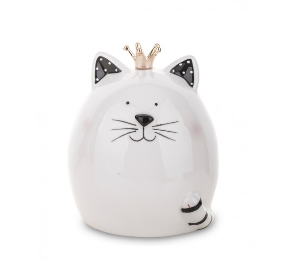 Skarbonka ceramiczna Kot